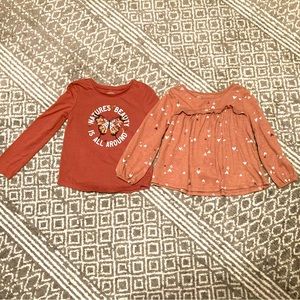 Jumping Beans Girls long sleeve shirt bundle